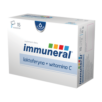 Immuneral, laktoferyna + witamina C,  1 g x 15 saszetek - zdjęcie produktu