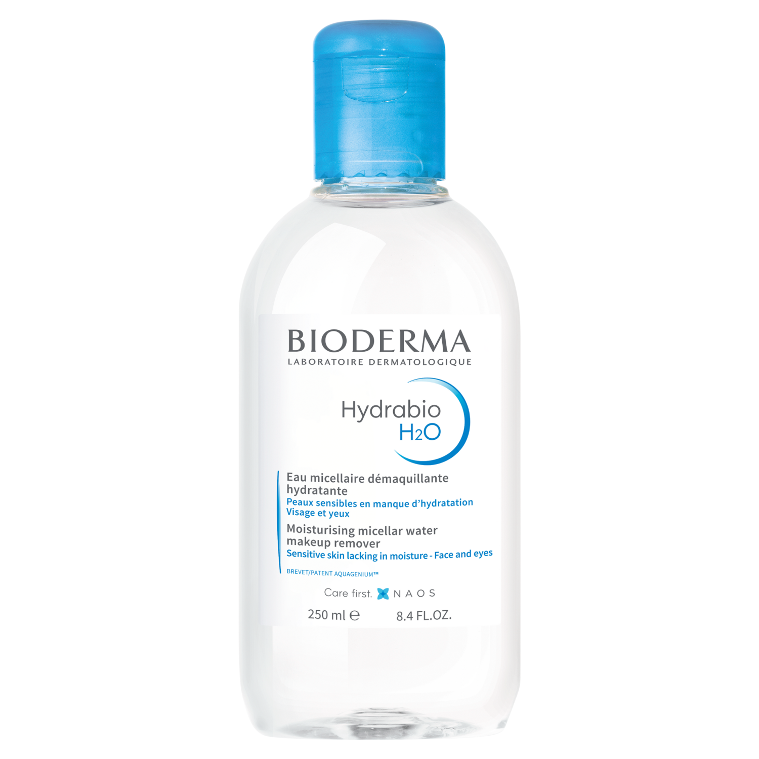 Bioderma Bioderma Hydrabio H2O, nawilżający płyn micelarny do demakijażu, skóra odwodniona, 250 ml
