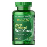 Puritans Pride Super Chelated Multi-Mineral, multi minerały chelatowane, 100 kapletek powlekanych - miniaturka zdjęcia produktu
