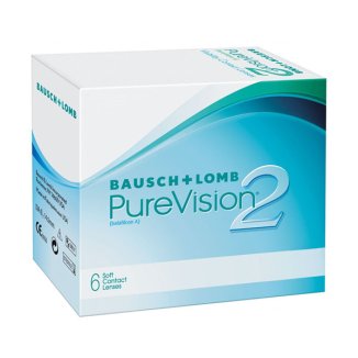 Soczewki kontaktowe Purevision2, 30-dniowe, + 2,00, BC 8,6, 6 sztuk - zdjęcie produktu