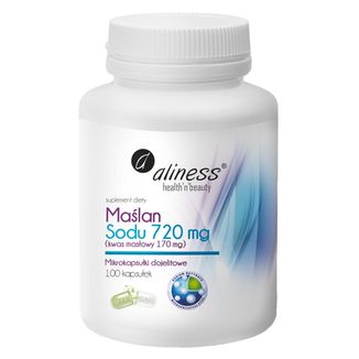 Aliness Maślan Sodu, 100 kapsułek dojelitowych - zdjęcie produktu