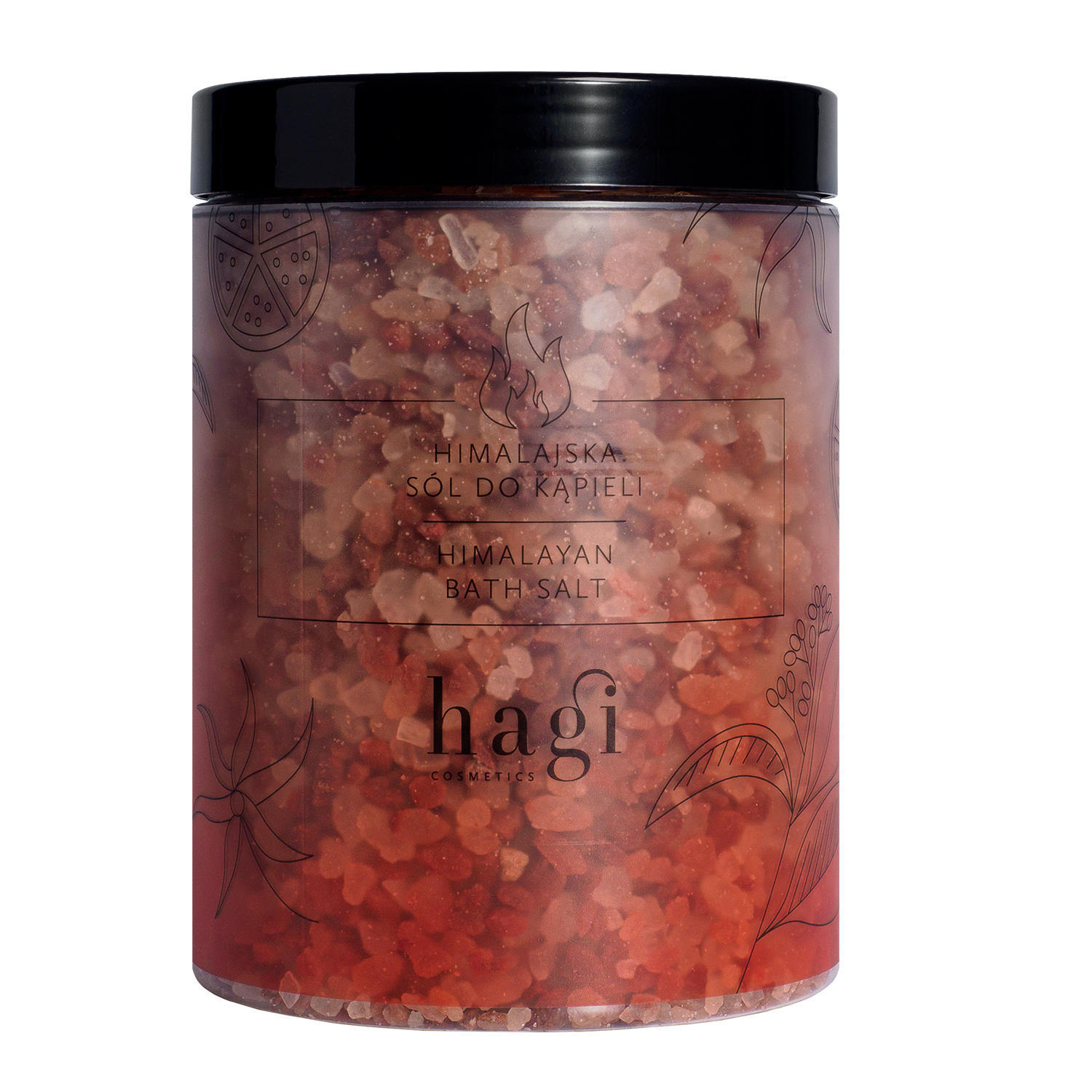 Nieznana Hagi Cosmetics, sól do kąpieli himalajska, 1,2 kg — Inhaltsstoffe und Bewertung