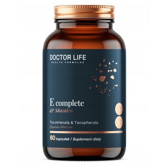 Doctor Life E Complete + Skwalen, tokotrienole i tokoferole, 60 kapsułek - zdjęcie produktu