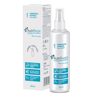 SutriSept, płyn na rany, 250 ml USZKODZONE OPAKOWANIE - zdjęcie produktu