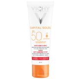 Vichy Capital Soleil, krem przeciwstarzeniowy do twarzy 3w1, SPF 50, 50 ml KRÓTKA DATA - miniaturka zdjęcia produktu