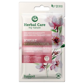 Farmona Herbal Care, peeling do twarzy, kwiat migdałowca, 2 x 5 ml - zdjęcie produktu