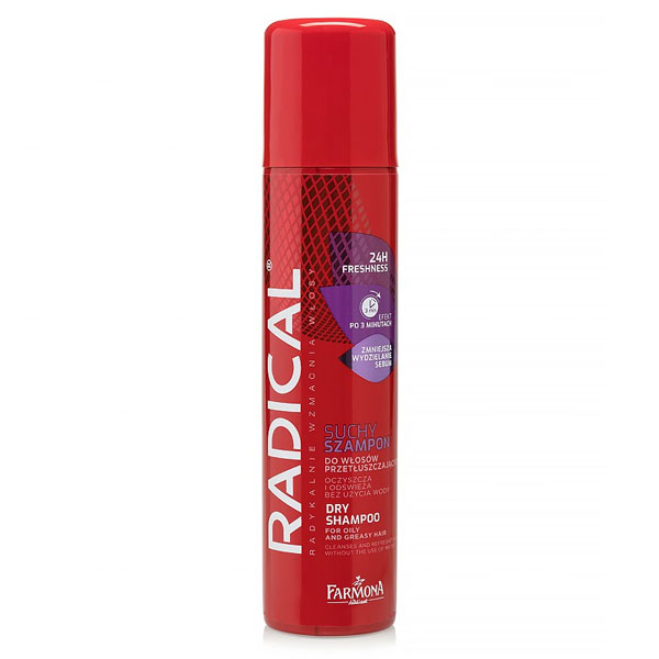 Radical Radical, Trockenshampoo für fettendes Haar, 180 ml — Inhaltsstoffe und Bewertung