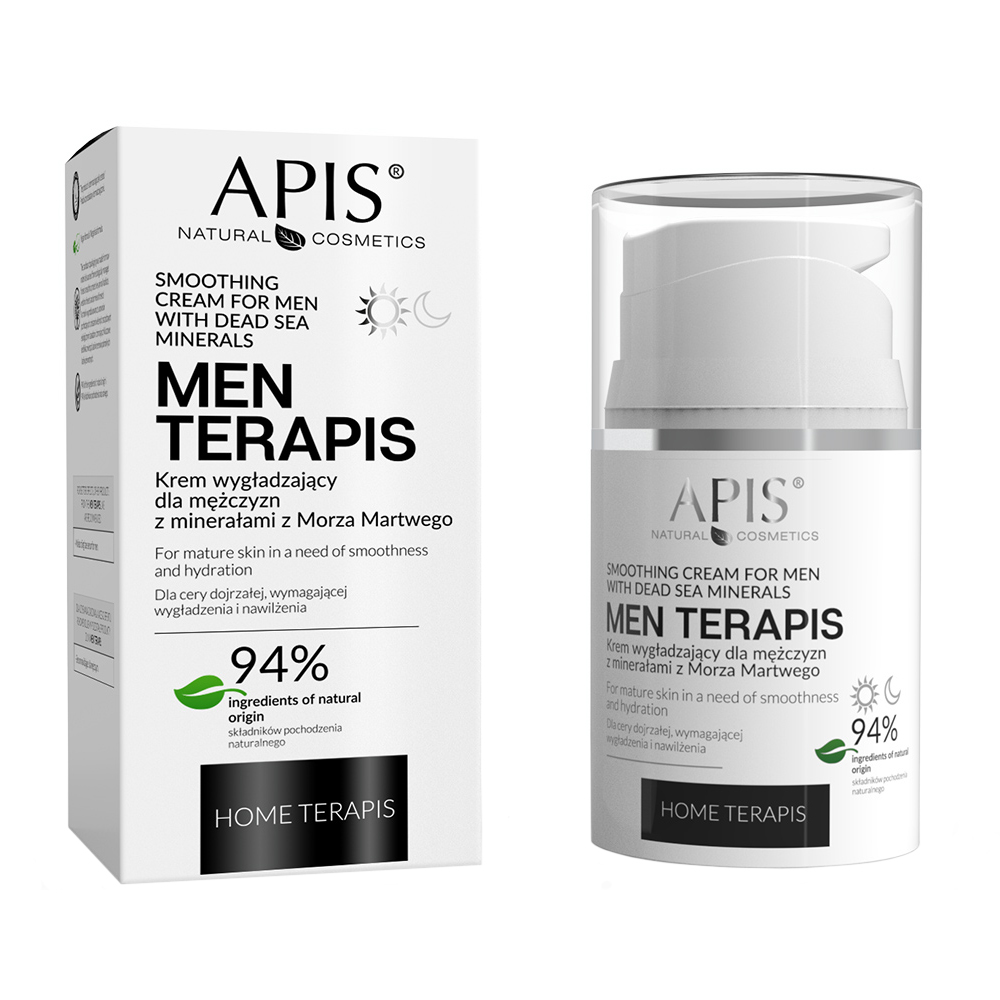 Nieznana Apis, TerApis, krem wygładzający dla mężczyzn, 50 ml