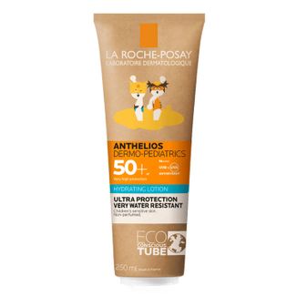 La Roche-Posay Anthelios Dermo Pediatrics, ochronne mleczko do twarzy i ciała dla niemowląt i dzieci, SPF 50+, 250 ml - zdjęcie produktu