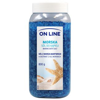 On Line, sól do kąpieli, Morska, 800 g - zdjęcie produktu