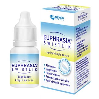 Euphrasia Świetlik, łagodzące krople do oczu, 10 ml - zdjęcie produktu