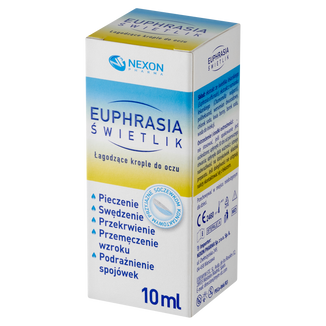 Euphrasia Świetlik, łagodzące krople do oczu, 10 ml - zdjęcie produktu