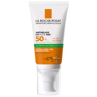 La Roche-Posay Anthelios, matujący żel-krem ochronny do twarzy, SPF 50+, 50 ml - zdjęcie produktu