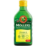 Moller's Tran Norweski, powyżej 3 lat, aromat cytrynowy, 250 ml - miniaturka zdjęcia produktu
