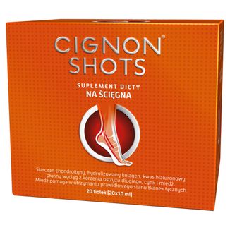 Valentis Cignon Shots, 10 ml x 20 fiolek USZKODZONE OPAKOWANIE - zdjęcie produktu