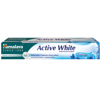Himalaya Active White, ziołowa pasta do zębów w żelu, wybielająca, 75 ml - zdjęcie produktu