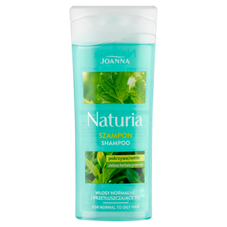 Joanna Naturia, szampon do włosów z pokrzywą i zieloną herbatą, 100 ml - zdjęcie produktu