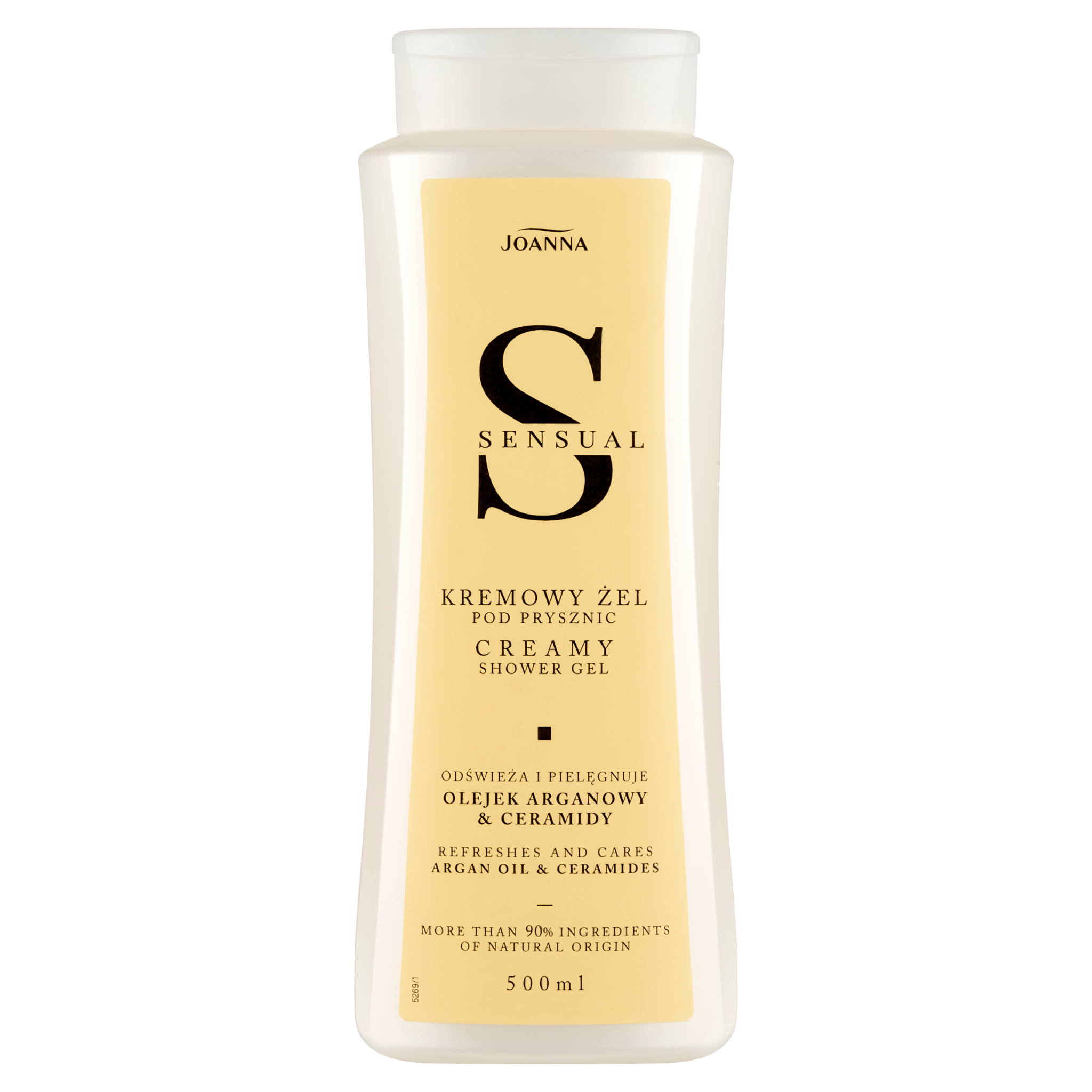 Nieznana Joanna Sensual, Gel cremig für die Dusche, Arganöl, 500 ml — Inhaltsstoffe und Bewertung
