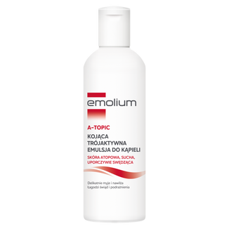 Emolium A-Topic, trójaktywna emulsja do kąpieli, od 1 miesiąca, 200 ml - zdjęcie produktu