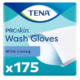 Tena Wash Glove, rękawica myjąca, 175 sztuk USZKODZONE OPAKOWANIE - zdjęcie produktu
