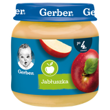 Gerber Deser, jabłuszka, po 4 miesiącu, 125 g - miniaturka zdjęcia produktu