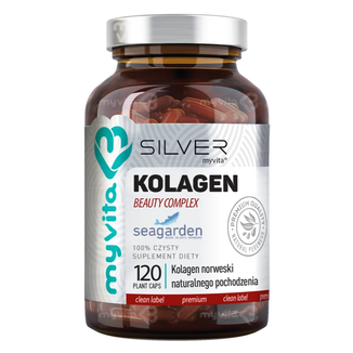 MyVita Silver Kolagen Beauty Complex, naturalny kolagen norweski, 120 kapsułek - zdjęcie produktu