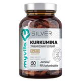 MyVita Silver Kurkumina, standaryzowany ekstrakt, 60 kapsułek - miniaturka zdjęcia produktu