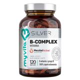 MyVita Silver, Witamina B - Complex 100%, metylokobalamina MecobalActive, 120 kapsułek - miniaturka zdjęcia produktu