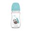 Canpol Babies EasyStart, butelka antykolkowa, szerokootworowa, Toys, niebieska, 3-6 miesiąca, 240 ml - miniaturka  zdjęcia produktu