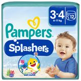 Pampers Splashers, pieluchomajtki do pływania, rozmiar 3-4, 6-11 kg, 12 sztuk - miniaturka zdjęcia produktu