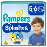 Pampers Splashers, pieluchomajtki do pływania, rozmiar 5-6, 14+ kg, 10 sztuk - miniaturka zdjęcia produktu