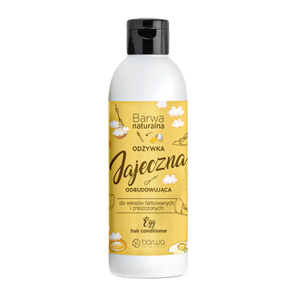 Barwa Naturalna, odżywka  jajeczna, regenerująca, włosy farbowane i zniszczone, 200 ml - zdjęcie produktu
