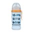 Canpol Babies, bidon niekapek z silikonową rurką, Racing, jasnoniebieski, od 12 miesiąca, 350 ml - miniaturka  zdjęcia produktu