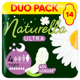 Naturella Ultra, podpaski ze skrzydełkami, rumianek, Night, 14 sztuk - miniaturka zdjęcia produktu