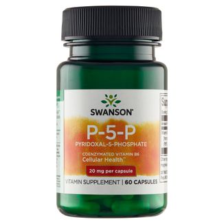 Swanson P-5-P, witamina B6 20 mg, 60 kapsułek - zdjęcie produktu