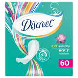 Wkładki higieniczne Discreet, Deo, Waterlily, 60 sztuk - miniaturka zdjęcia produktu