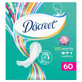 Wkładki higieniczne Discreet, Deo, Waterlily, 60 sztuk - zdjęcie produktu