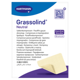 Grassolind Neutral, opatrunek z maścią, jałowy, 5 cm x 5 cm, 10 sztuk - miniaturka zdjęcia produktu