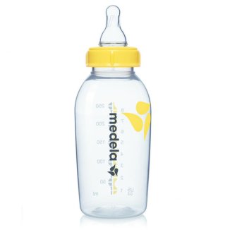Medela butelka ze silikonowym smoczkiem, średni przepływ, 250 ml - zdjęcie produktu