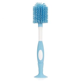 Dr Brown's, szczotka do czyszczenia butelek z silikonowym włosiem, niebieska, 1 sztuka - zdjęcie produktu