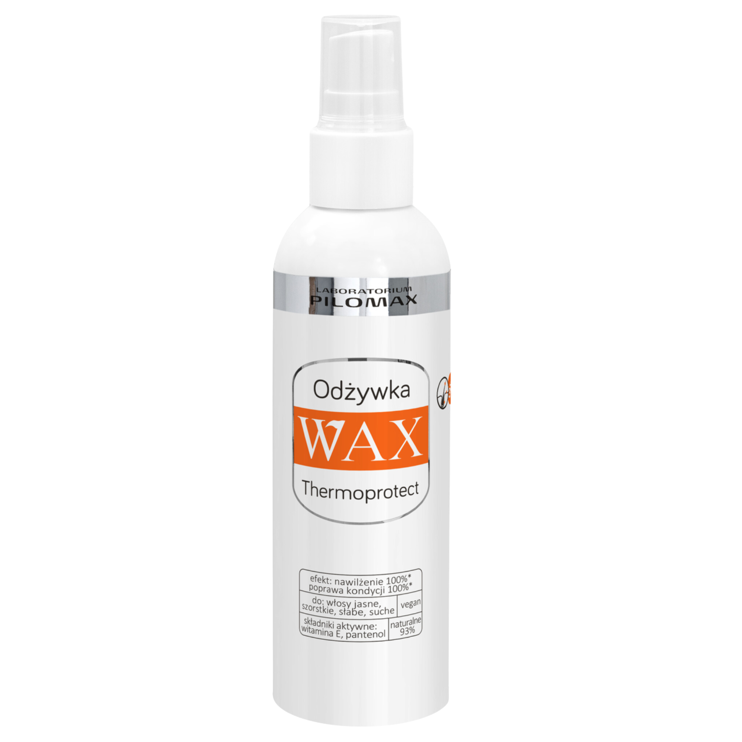 Nieznana WAX Thermoprotect, odżywka termoochronna do włosów jasnych, 200 ml