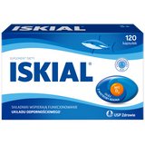 Iskial, olej z wątroby rekina + witamina D3, 120 kapsułek - miniaturka zdjęcia produktu