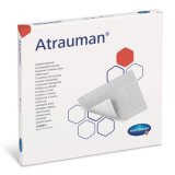 Atrauman, opatrunek z maścią, jałowy, 5 cm x 5 cm, 10 sztuk - miniaturka zdjęcia produktu