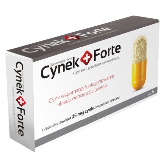 Cynek + Forte, 25 mg, 60 kapsułek o przedłużonym uwalnianiu - zdjęcie produktu