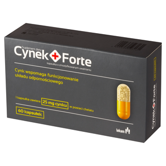 Cynek + Forte, 60 kapsułek o przedłużonym uwalnianiu - zdjęcie produktu