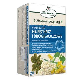 Herbapol Na Pęcherz i Drogi Moczowe, herbatka fix ziołowo-owocowa, 2 g x 20 saszetek - zdjęcie produktu