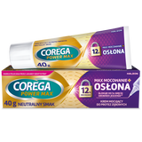 Corega Power Max Mocowanie + Osłona, krem mocujący do protez zębowych, neutralny, 40 g - miniaturka zdjęcia produktu