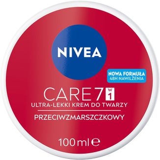 Nivea Care, lekki krem przeciwzmarszczkowy 7w1, 100 ml - zdjęcie produktu