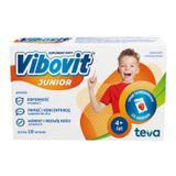 Vibovit Junior, dla dzieci w wieku 4-12 lat, smak truskawkowy, 14 saszetek - miniaturka zdjęcia produktu