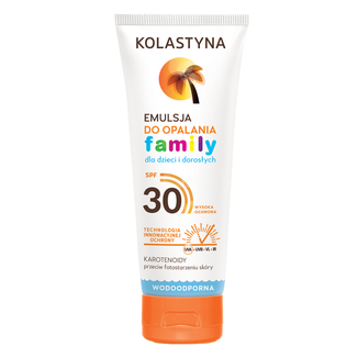 Kolastyna Family, emulsja do opalania, dla dzieci i dorosłych, SPF 30, 250 ml - zdjęcie produktu